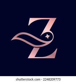 cosmetic beauty logo brand letter Z