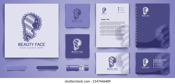 cosmetic, beauty logo and business branding template Designs Inspiration Isolated on White Background