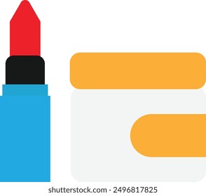 Cosmetic Beauty Makeup Icon Vector Flat Illustration