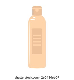 Cosmetic bottle. Cartoon flat illustration.