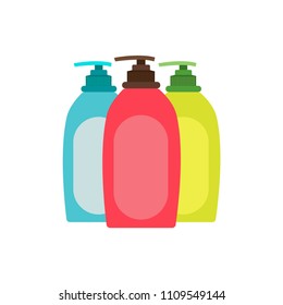 Cosmetic bottle cream beauty container vector. Natural spray skincare package object. Clean lotion product organic. Female isolated blank mockup ad design. Woman serum luxury branding concept.