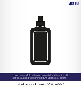 Cosmetic bottle icon