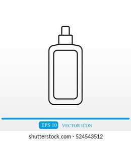 Cosmetic bottle icon