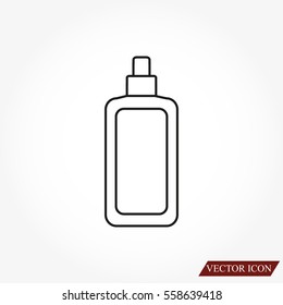 Cosmetic bottle icon