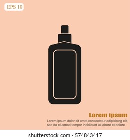 Cosmetic bottle icon
