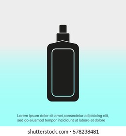 Cosmetic bottle icon