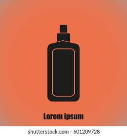Cosmetic bottle icon
