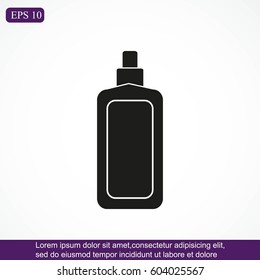 Cosmetic bottle icon
