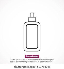 Cosmetic bottle icon