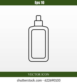 Cosmetic bottle icon