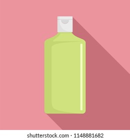 Cosmetic bottle icon. Flat illustration of cosmetic bottle vector icon for web design