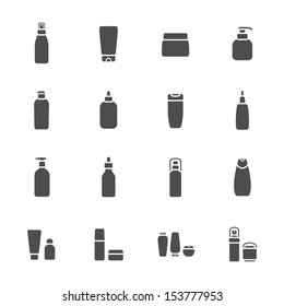 Cosmetic Bottle Icons