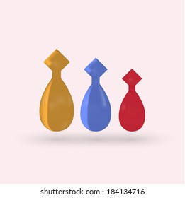 Cosmetic bottle icons
