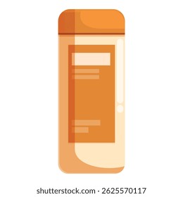 Cosmetic bottle packaging is being displayed with a blank label for branding and advertising