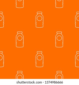 Cosmetic bottle pattern vector orange for any web design best