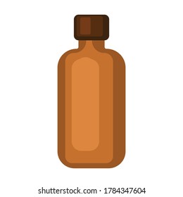 Cosmetic bottle vector icon.Cartoon vector icon isolated on white background cosmetic bottle.