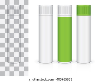 Cosmetic bottle for your design and logo Mock up Vector Template