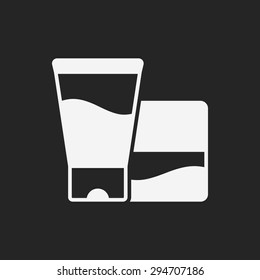 cosmetic bottles icon