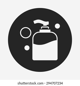 cosmetic bottles icon