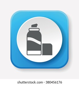 cosmetic bottles icon