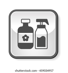 cosmetic bottles icon