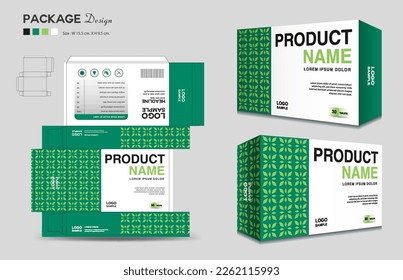 Cosmetic box design, Supplements box template, Package design template, 3d Box Packaging design, cosmetic label, medical label, soap label, packaging design vector, Package boxes mockup