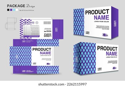 Cosmetic box design, Supplements box template, Package design template, 3d Box Packaging design, cosmetic label, medical label, soap label, packaging design vector, Package boxes mockup