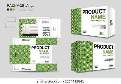 Cosmetic box design, Supplements box template, Package design template, 3d Box Packaging design, cosmetic label, medical label, soap label, packaging design vector, Package boxes mockup