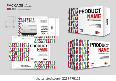 Design der Kosmetikbox, Vorlage für die Ergänzungsbox, Muster für die Verpackungsgestaltung, 3D-Box-Verpackungsdesign, kosmetisches Etikett, medizinisches Etikett, Seifenkennzeichnung, Verpackungsdesign, Muster für Packungen