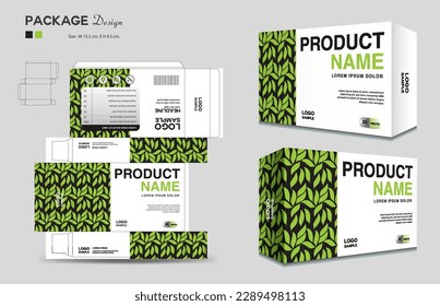 Cosmetic box design, Supplements box template, Package design template, 3d Box Packaging design, cosmetic label, medical label, soap label, packaging design vector, Package boxes mockup