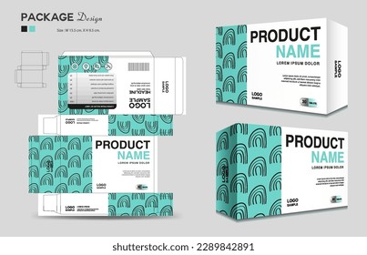 Cosmetic box design, Supplements box template, Package design template, 3d Box Packaging design, cosmetic label, medical label, soap label, packaging design vector, Package boxes mockup