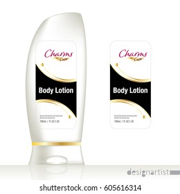 Cosmetic brand template. Vector packaging. Body care products. Oil, lotion or soap, shampoo, cream. Realistic bottle mock up set. Isolated pack on white background. body lotion