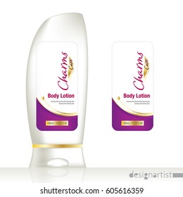 Cosmetic brand template. Vector packaging. Body care products. Oil, lotion or soap, shampoo, cream. Realistic bottle mock up set. Isolated pack on white background. body lotion