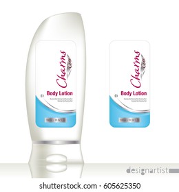 Cosmetic brand template. Vector packaging. Body care products. Oil, lotion or soap, shampoo, cream. Realistic bottle mock up set. Isolated pack on white background. body lotion