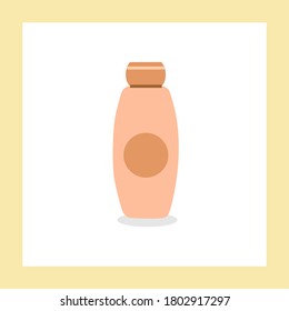 cosmetic brand vector packaging template, body care product.