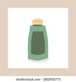cosmetic brand vector packaging template, body care product.