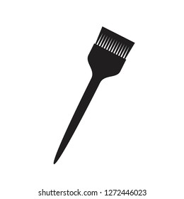 Cosmetic brush for hair coloring vector - Vector