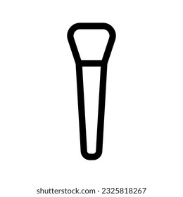 Cosmetic Brush Icon Vector Symbol Design Illustration