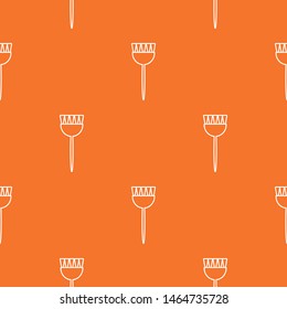 Cosmetic brush pattern vector orange for any web design best