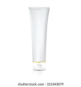 Cosmetic container, bottle. Tube Of Cream