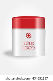 Cosmetic Container / Package. Mock up