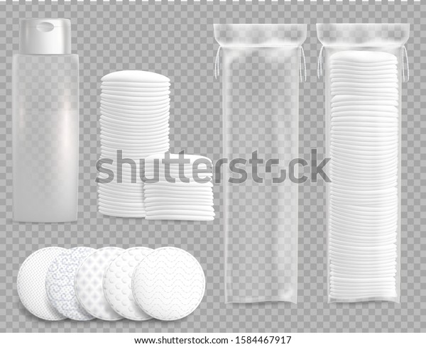 Download Free Cosmetic Cotton Pads Makeup Removal Hygiene Stock Vector Royalty Free 1584467917 PSD Mockups.