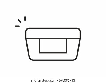 Cosmetic cream icon