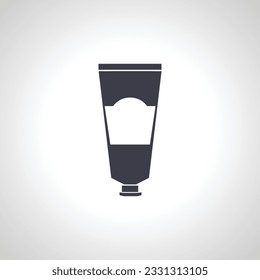 cosmetic cream icon. skin cream icon. cream tube icon.