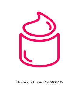 Cosmetic cream icon vector