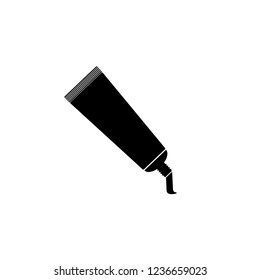 cosmetic cream icon vector, logo on white background