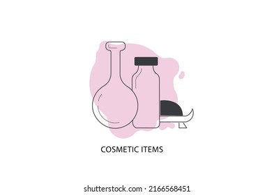 cosmetic cream items icon vector illustration 