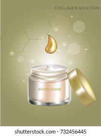 Cosmetic cream, vector 