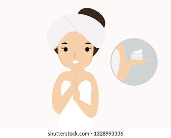 Cosmetic Creams for hand vector, no gradient.