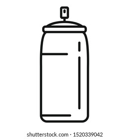 Cosmetic deodorant icon. Outline cosmetic deodorant vector icon for web design isolated on white background
